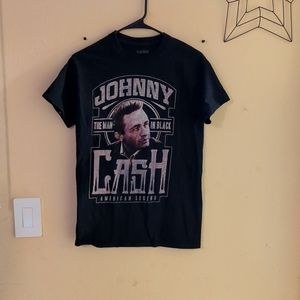 Johnny Cash The Man in Black shirt small